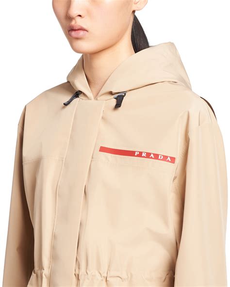 prada applique jacket|Prada waterproof jacket.